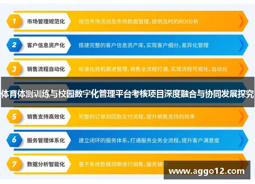 体育体测训练与校园数字化管理平台考核项目深度融合与协同发展探究